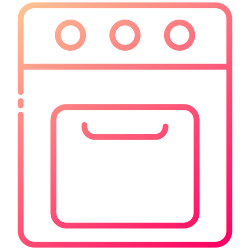 estufa de cocina Generic Gradient icono