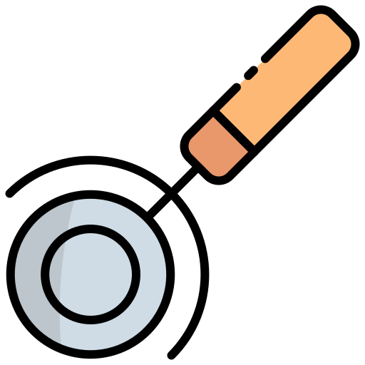 피자 커터 Generic Outline Color icon