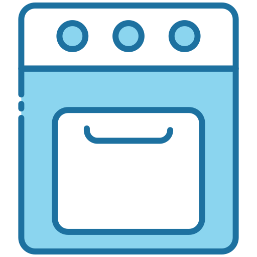 Cooking stove Generic Blue icon