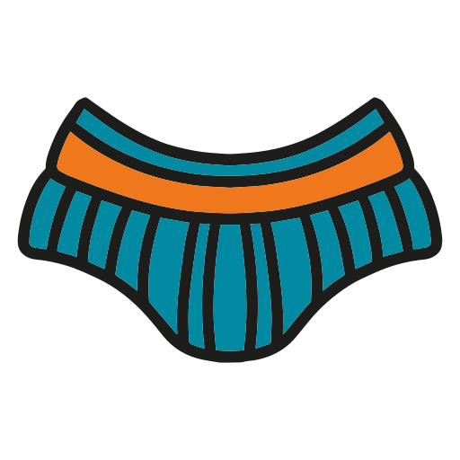 traje de baño Generic Outline Color icono
