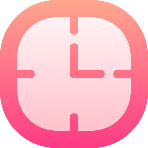 Clock Basic Gradient Gradient icon