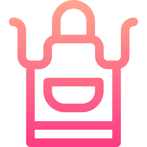 Apron Basic Gradient Lineal color icon