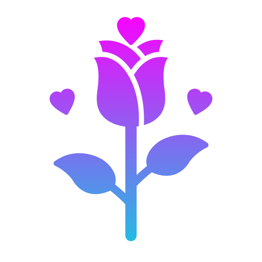 róża Generic Flat Gradient ikona