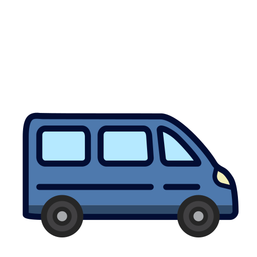 furgoneta Generic Outline Color icono