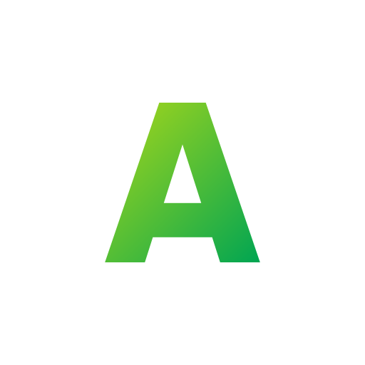 Letter a Generic Gradient icon