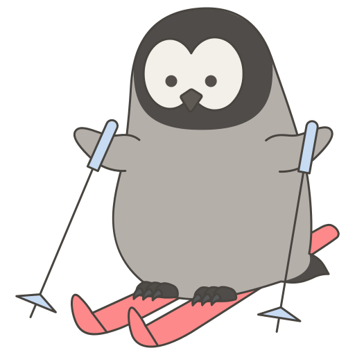 Пингвин Generic Thin Outline Color иконка