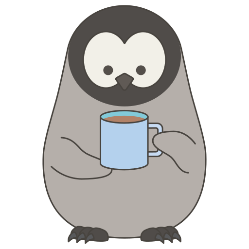 Penguin Generic Thin Outline Color icon