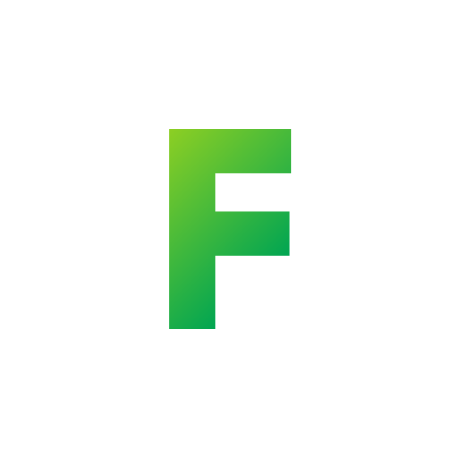 letra f Generic Gradient icono