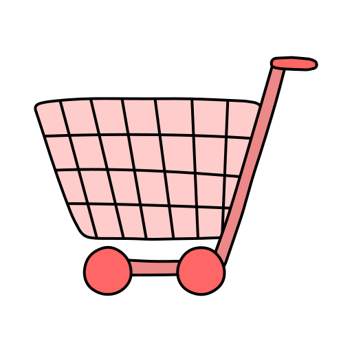 carrito de compras Generic Thin Outline Color icono