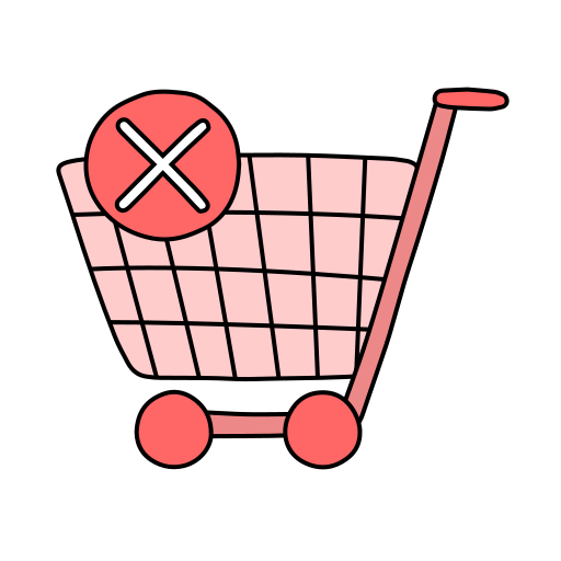 carrito de compras Generic Thin Outline Color icono
