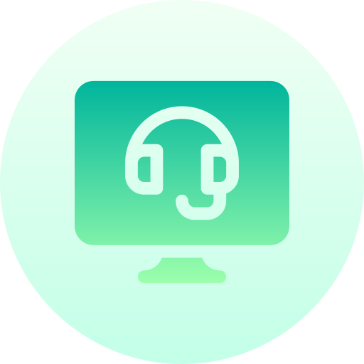 callcenteragent Basic Gradient Circular icon