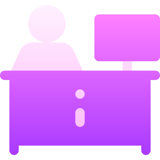 Information desk Basic Gradient Gradient icon