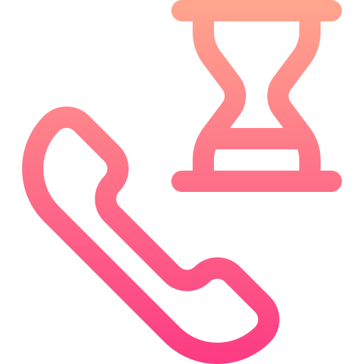 Telephone Basic Gradient Lineal color icon