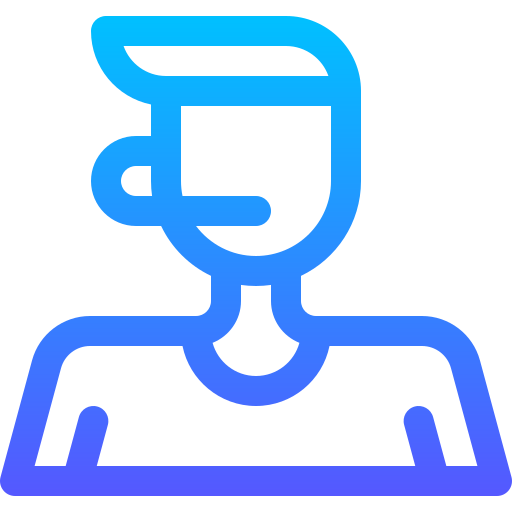Customer care Basic Gradient Lineal color icon