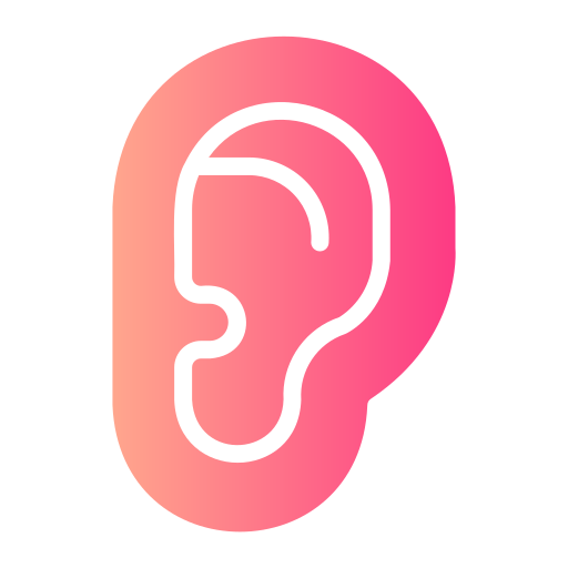 Ears Generic Flat Gradient icon