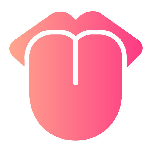 舌 Generic Flat Gradient icon