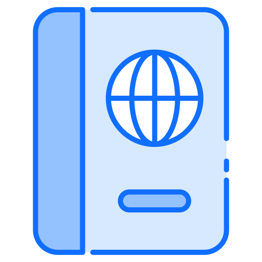 Passport Generic Blue icon