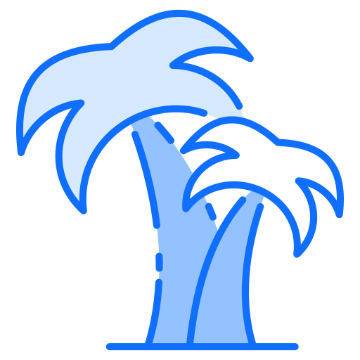 palmboom Generic Blue icoon
