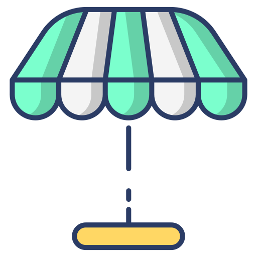 parasol Generic Outline Color ikona