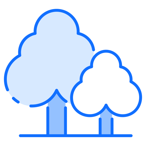 bäume Generic Blue icon