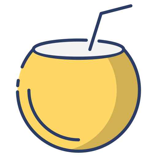 Coconut drink Generic Outline Color icon