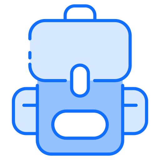 Backpack Generic Blue icon