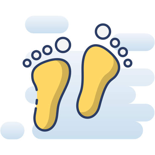 Feet Generic Rounded Shapes icon