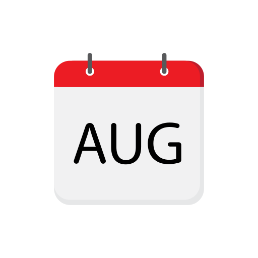 August Generic Flat icon
