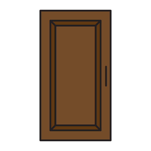 Door Generic Outline Color icon