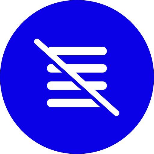 schuine streep Generic Blue icoon