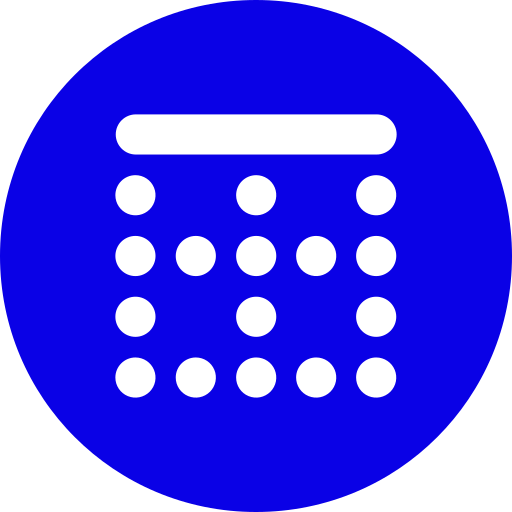 oberer rand Generic Blue icon