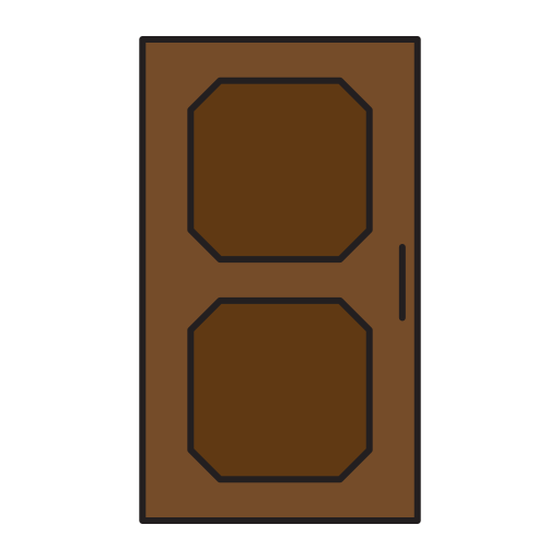 porta Generic Outline Color icona