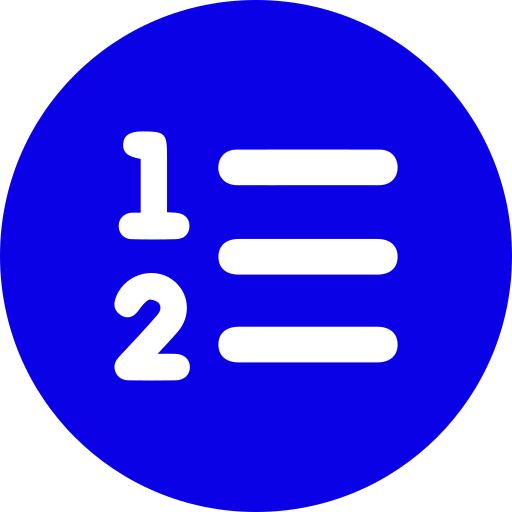 lista Generic Blue icono