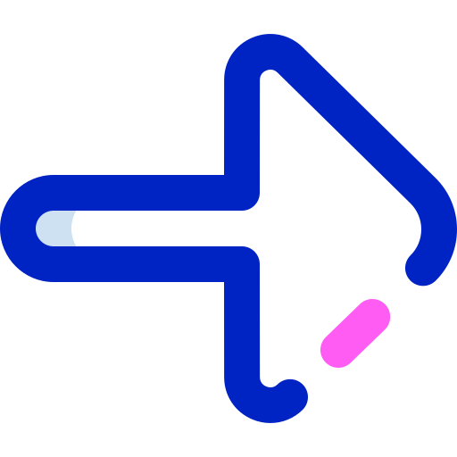 右矢印 Super Basic Orbit Color icon