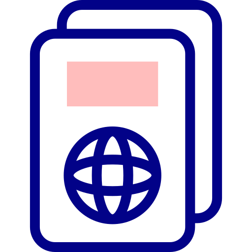 passaporto Detailed Mixed Lineal color icona