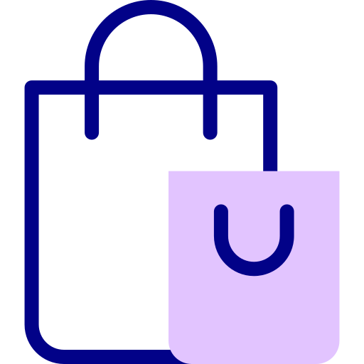 Shopping bags Detailed Mixed Lineal color icon