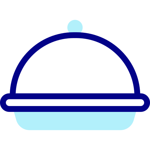 夕食 Detailed Mixed Lineal color icon