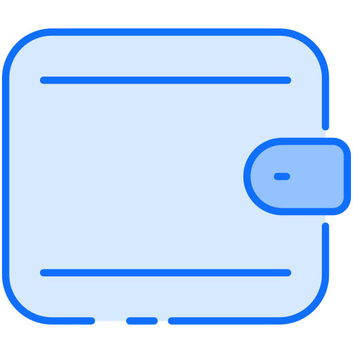 Wallet Generic Blue icon