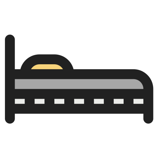 ベッド Generic Outline Color icon