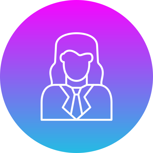 女性 Generic Flat Gradient icon