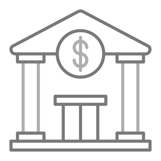 은행 Generic Grey icon