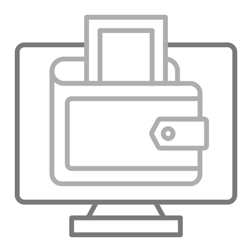digitale geldbörse Generic Grey icon