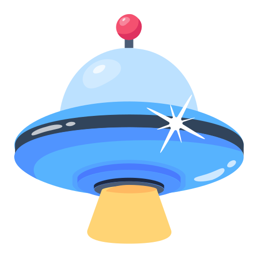 statek kosmiczny Generic Flat ikona