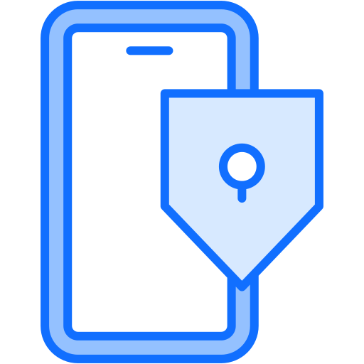 seguridad móvil Generic Blue icono