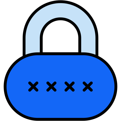 Password Generic Outline Color icon