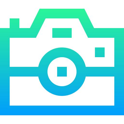 fotocamera Super Basic Straight Gradient icoon