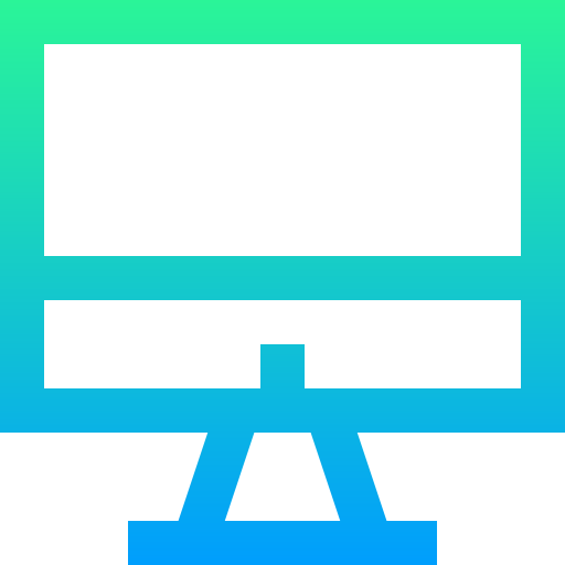 テレビ Super Basic Straight Gradient icon