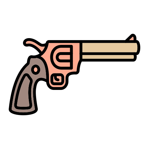 revolver Generic Outline Color icona