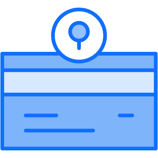 Cyber security Generic Blue icon