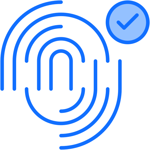 biometrisch Generic Blue icoon